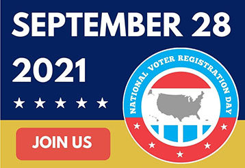 Read more about the article Are You a Voter? Be a Voter! National Voter Registration Day is Sept. 28